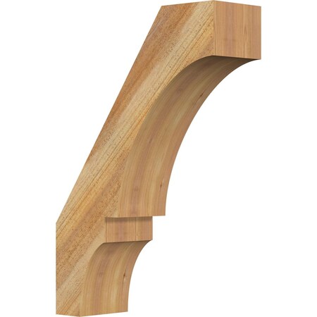 Ekena Millwork 6"W x 18"D x 26"H Balboa Rough Sawn Knee Brace, Western Red Cedar BRC06X18X26BOA00RWR